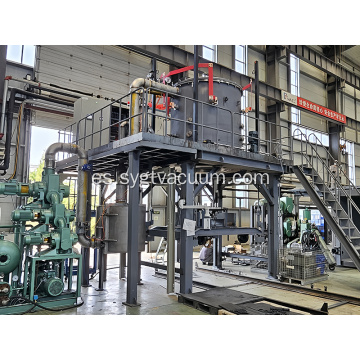 Horno de enfriamiento de gas de alta presión de vacío vertical